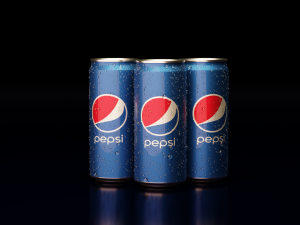 Pepsi Can with Droplet Generator 3D Model