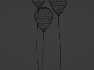 3 Balloons 3D 模型