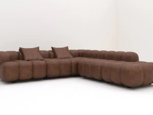 Comodo divano a L Modello 3D