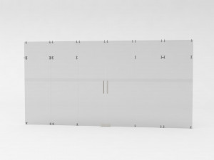 Large glass door 3Dモデル