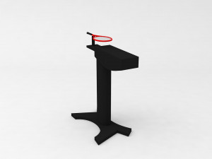 Racket holder Modello 3D