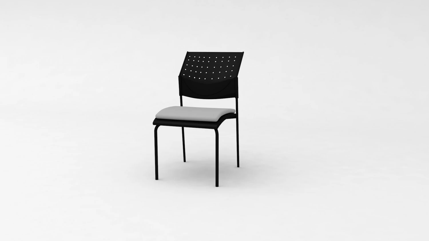 Chair areta 3D Model .c4d .max .obj .3ds .fbx .stl .blend 