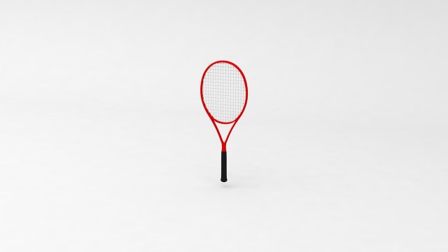 Racket 3D Model .c4d .max .obj .3ds .fbx .stl .blend 