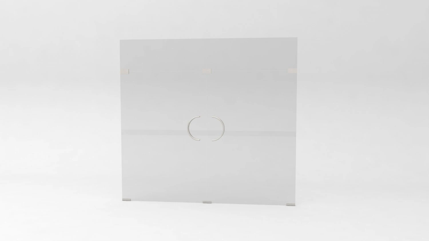Glass Door 3D Model .c4d .max .obj .3ds .fbx .stl .blend 