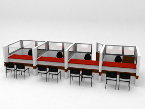 Cubicles Modèle 3D