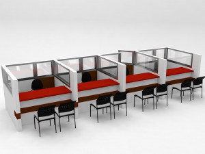 Cubicles Model 3D