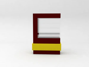 Vitrine Modèle 3D