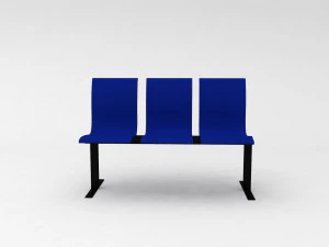 Sillas de espera Model 3D