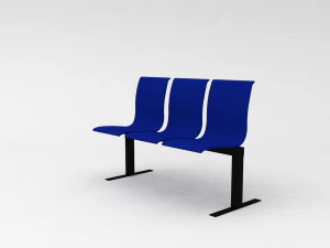 Sillas de espera 3D Model