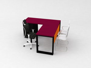 Office desk Modèle 3D