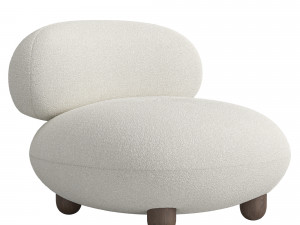 Flock Lounge Chair By Noom Model 3D
