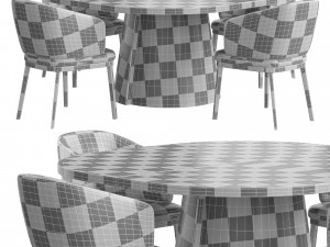 ICARUS chair And ALTER Table by Linteloo 3D मॉडल