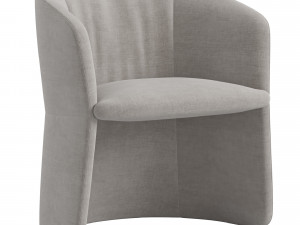 Janette chair by GallottiRadice 3D Model