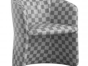Janette chair by GallottiRadice 3D Model