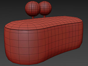 AGO Armchair and Sofa 3Dモデル