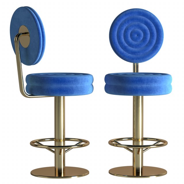 MCCAREY BAR CHAIR Modello 3D .c4d .max .obj .3ds .fbx .stl .blend 