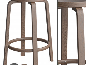 Artek Bar Stool 64 3D 모델