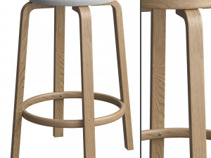 Artek Bar Stool 64 3D-Modell