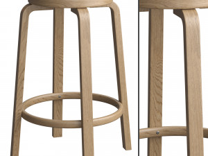 Artek Bar Stool 64 Model 3D