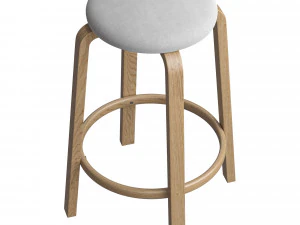 Artek Bar Stool 64 3D Model