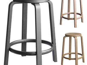 Artek Bar Stool 64 3D Model