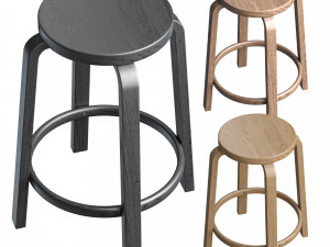 Artek Bar Stool 64 3D 모델
