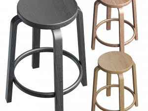 Artek Bar Stool 64 3D Model