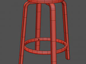 Artek Bar Stool 64 3D Model