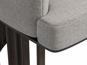 HERO Armchair By Giorgetti Modello 3D