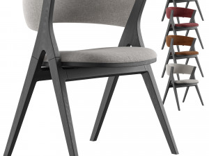 Remo dining chair By Bonaldo 3D Model
