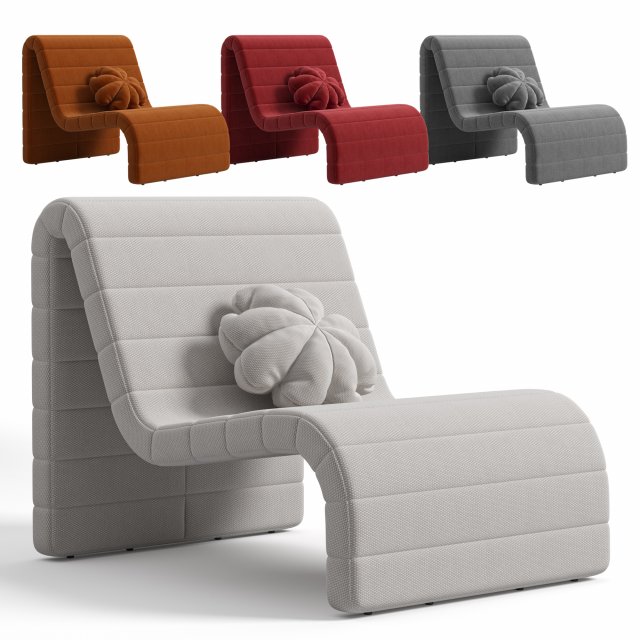 Zurich Occasional Chair 3Dモデル .c4d .max .obj .3ds .fbx .stl .blend 