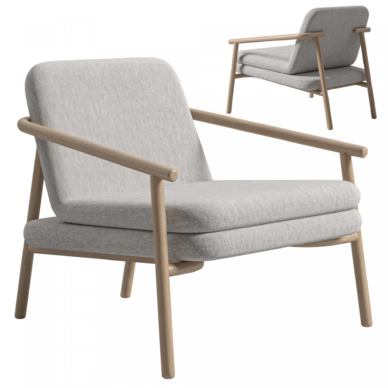 FOR NOW Chair 3D Model .c4d .max .obj .3ds .fbx .stl .blend