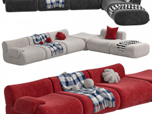 Modular Sofa And Armchair Jardan Furneture Lemmy 3Dモデル