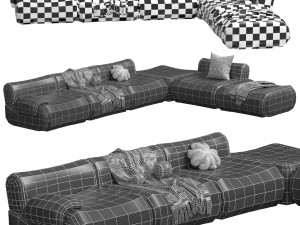 Modular Sofa And Armchair Jardan Furneture Lemmy Modèle 3D