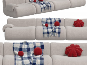 Modular Sofa And Armchair Jardan Furneture Lemmy Model 3D