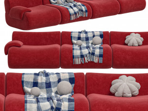 Modular Sofa And Armchair Jardan Furneture Lemmy Model 3D