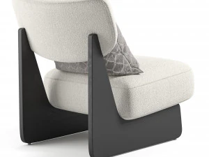 Solange Performance Boucl Chair 3D Model