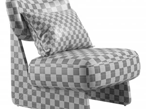 Solange Performance Boucl Chair 3D Model