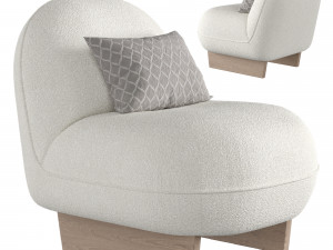 Ingrid Sherpa Chair 3D-Modell