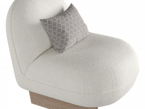 Ingrid Sherpa Chair 3Dモデル