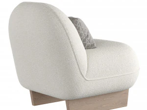 Ingrid Sherpa Chair 3D Model