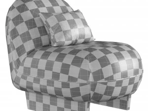 Ingrid Sherpa Chair 3D Model