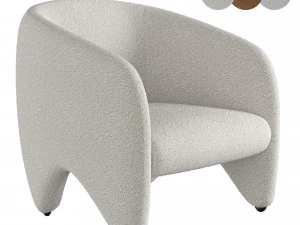 ユズ アームチェア By Arflex 3Dモデル