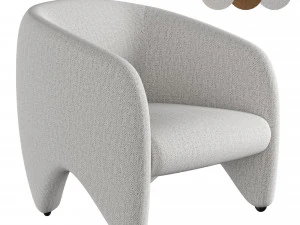 Yuzu Armchair By Arflex 3D Model