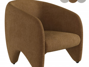 Yuzu Armchair By Arflex 3D 모델