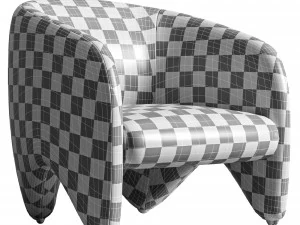 Yuzu Armchair By Arflex 3D Model