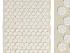 Circles Hilo Tufted Rug 3Dモデル
