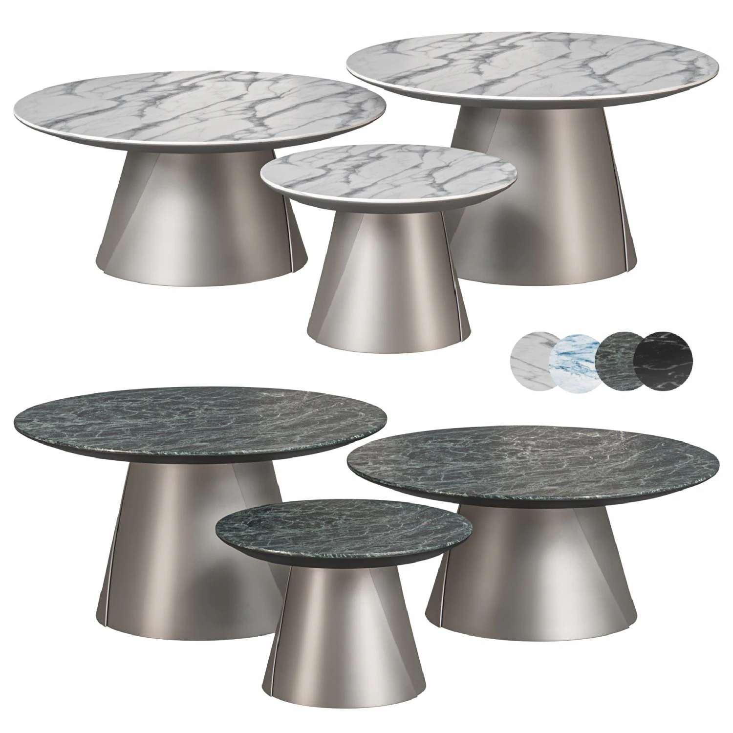 ALBERT Keramik Coffe Table By Cattelen Italia 3D Model .c4d .max .obj .3ds .fbx .stl .blend 