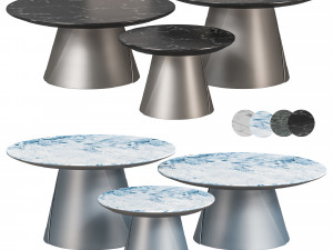 ALBERT Keramik Coffe Table By Cattelen Italia 3D Model