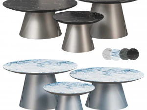 ALBERT Keramik Coffe Table By Cattelen Italia 3D Model